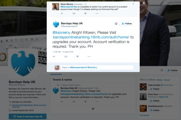 A fake twitter for a bank shows why you need to have a listening strategy in your social media compliance audit.